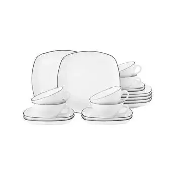 Seltmann Weiden Чайный сервиз из 18 предметов Black Line Lido Seltmann Weiden