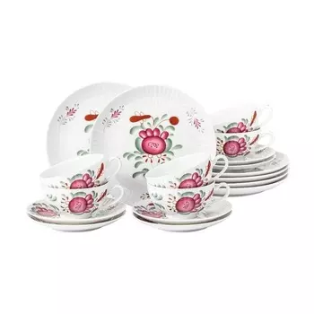 Seltmann Weiden Чайный сервиз из 18 предметов East Frisian Rose Amina Seltmann Weiden