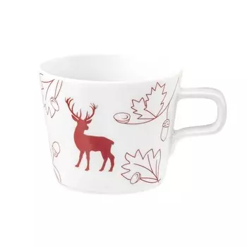 Seltmann Weiden Чашка для капучино / чая 0,26 л красная Waldklnge No Limits Seltmann