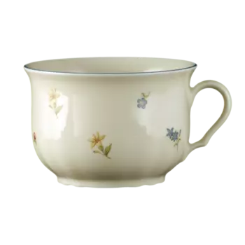 Seltmann Weiden Чашка для завтрака 0.35 л Streublume blauer Rand Marie-Luise Seltmann