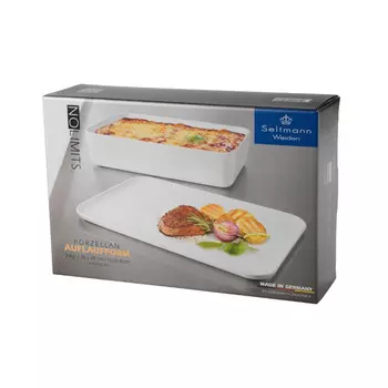 Seltmann Weiden Форма для запекания с крышкой 36 х 24 х 8 см, белая No Limits Seltmann