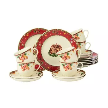 Seltmann Weiden Кофейный сервиз 18 предметов Marie-Luise Weihnachtsnostalgie Seltmann Weiden