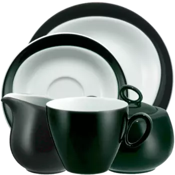 Seltmann Weiden Кофейный сервиз 20 предметов черный Trio Seltmann