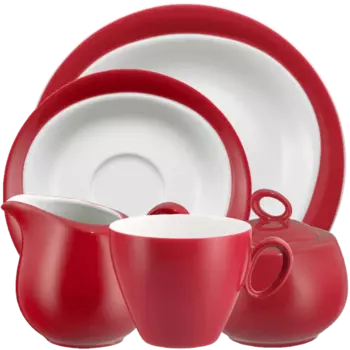 Seltmann Weiden Кофейный сервиз 20 предметов Rubinrot Trio Seltmann