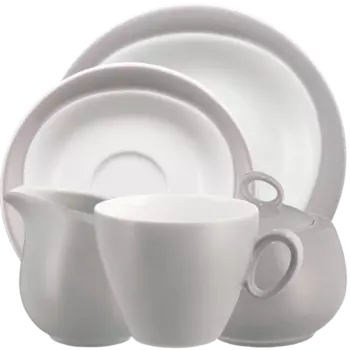 Seltmann Weiden Кофейный сервиз 20 предметов Steingrau Trio Seltmann