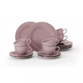 Seltmann Weiden Кофейный сервиз на 6 персон/18 предметов Altrosa Beat Seltmann Weiden