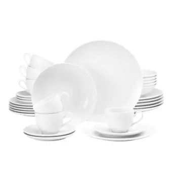 Seltmann Weiden Комбинированный сервиз из 30 предметов White Amina Seltmann Weiden