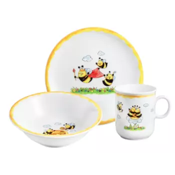 Seltmann Weiden Набор детской посуды 3 предмета, Compact Fleiige Bienen Seltmann Weiden
