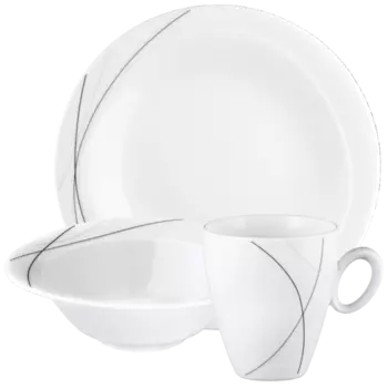 Seltmann Weiden Набор посуды для завтрака 18 предметов Highline Trio Seltmann