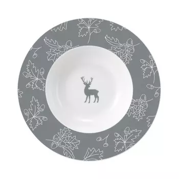 Seltmann Weiden Тарелка для супа 23,5 см серая Waldklnge No Limits Seltmann