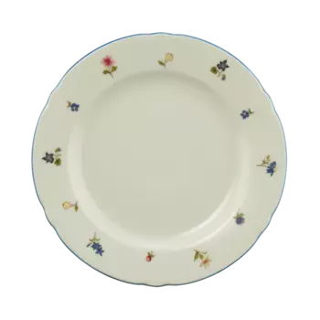 Seltmann Weiden Тарелка для завтрака 20 см Streublume blauer Rand Marie-Luise Seltmann