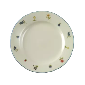 Seltmann Weiden Тарелка пирожковая 17 см Streublume blauer Rand Marie-Luise Seltmann