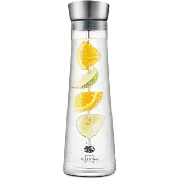 SILBERTHAL Графин стеклянный с крышкой и фруктовой шпажкой 1 л SILBERTHAL