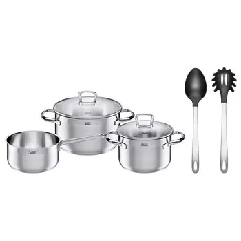 Silit Набор кастрюль + ложки для сервировки, 5 предметов Marino Silit