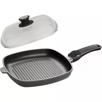 SKK Сковорода-гриль с крышкой 28 х 28 см SKK