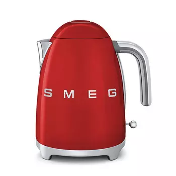 Smeg Чайник электрический 1,7 л, красный, Smeg