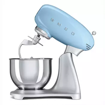 Smeg Миксер планетарный, голубой, Smeg