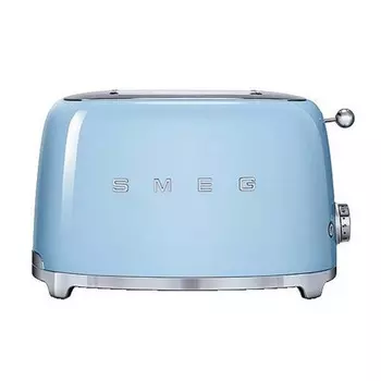 Smeg Тостер на 2 ломтика TSF01PBEU, голубой, Smeg
