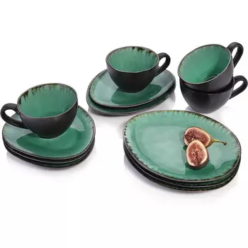 Snger Кофейный сервиз из керамогранита на 4 персоны, 12 предметов Palm-Beach Snger