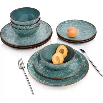 Snger Набор столовой посуды из керамогранита на 4 персоны, 12 предметов Faro Snger