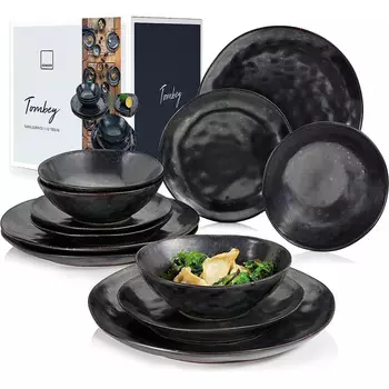 Snger Обеденный сервиз из каменной посуды на 4 персоны, 12 предметов Tombey Snger