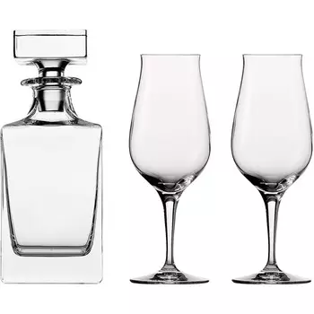 Spiegelau Набор из 2 бокалов и графина для виски Premium Spiegelau