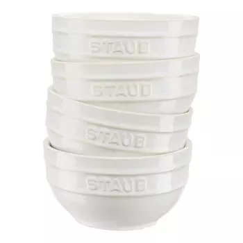 Staub Чаша 700 мл, 4 предмета слоновая кость Staub