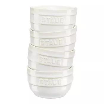 Staub Форма для запекания 200 мл, 4 предмета слоновая кость Staub