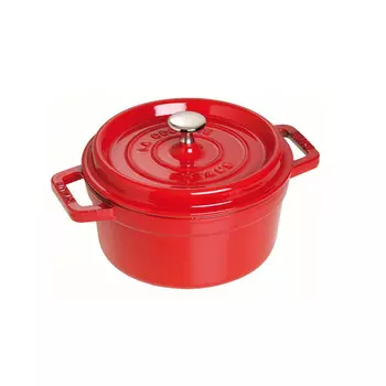 Staub Кокот круглый 26 см, вишневый Staub