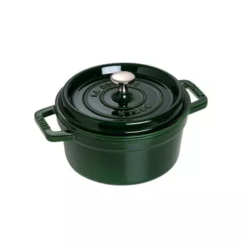 Staub Кокот круглый 26 см, зеленый базилик Staub