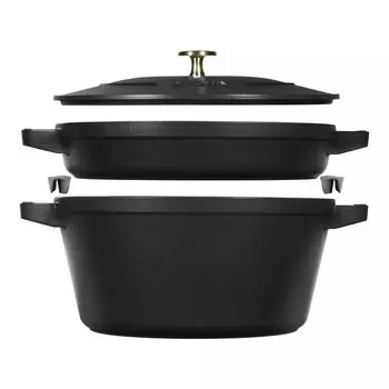 Staub Набор кухонной посуды 2 предмета, чёрный Staub