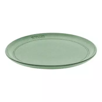 Staub Тарелка 22 см sage green Dining Line Staub