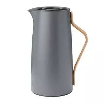 STELTON Термокувшин для кофе 1,2 л серый матовый Emma Stelton