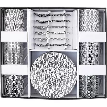 TOKYO design studio Кофейный сервиз на 6 человек 18 предметов Nippon Black TOKYO Design studio