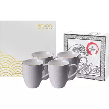 TOKYO design studio Набор кофейных чашек 4 предмета Nippon White TOKYO Design studio