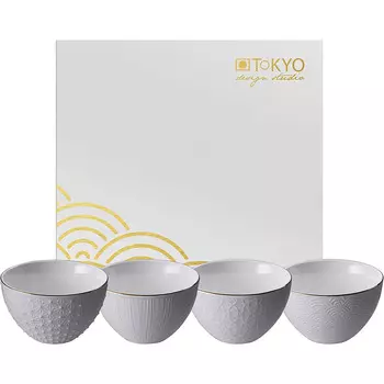 TOKYO design studio Набор мисок 4 предмета Nippon White TOKYO Design studio