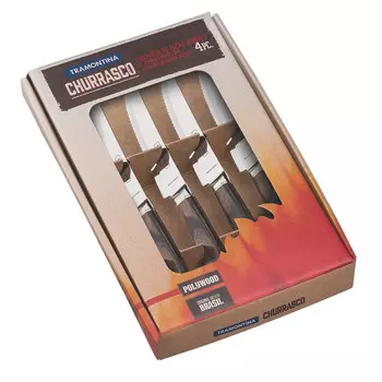 Tramontina Нож для стейка набор 4 предмета Steakbesteck Tramontina