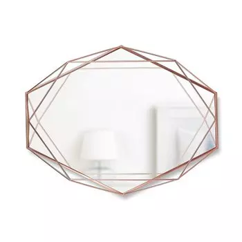 Umbra Настенное зеркало 56,5x42,5x8,3 см медное Prisma Umbra