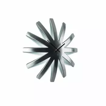 Umbra Настенные часы 45,7x9,5x45,7 см металлик Burst Metal Clock Umbra