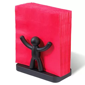 Umbra Салфетница 15,5х11х7,5 см черная Buddy Umbra