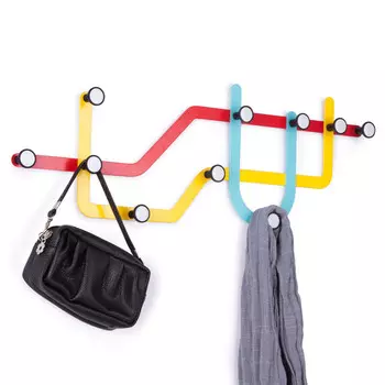 Umbra Вешалка 57,8х20,8х4 см мульти Subway Umbra