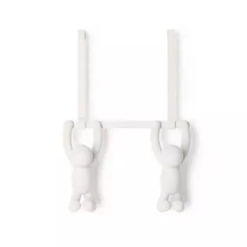 Umbra Вешалка надверная 2 крючка, белая Buddy Umbra