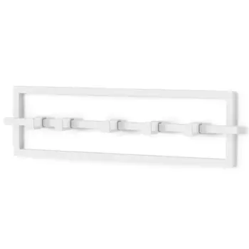 Umbra Вешалка настенная на 5 крючков белая Cubiko Umbra