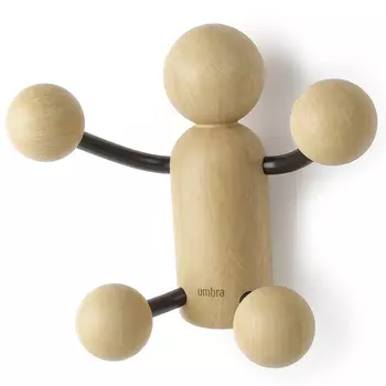 Umbra Вешалка настенная на 5 крючков дерево Woody Umbra