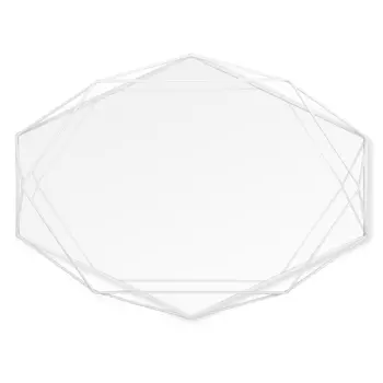Umbra Зеркало декоративное prisma белое Umbra