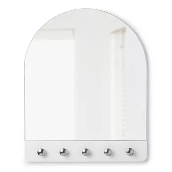 Umbra Зеркало настенное 40,3х50,7х3 см белое Peek Umbra