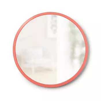 Umbra Зеркало настенное hub d45 см коралловое Umbra