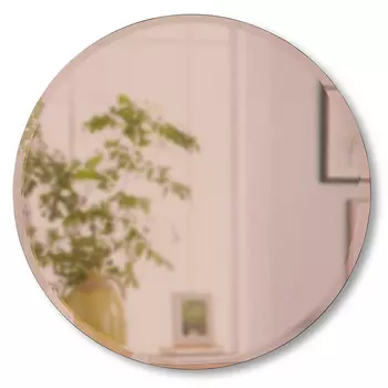 Umbra Зеркало настенное hub d91 см медь Umbra