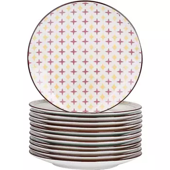 Vancasso Набор обеденных тарелок 22 см 12 предметов Tulip Vancasso