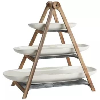 Villeroy & Boch Этажерка 3-х ярусная, набор 4 предмета Artesano Villeroy & Boch